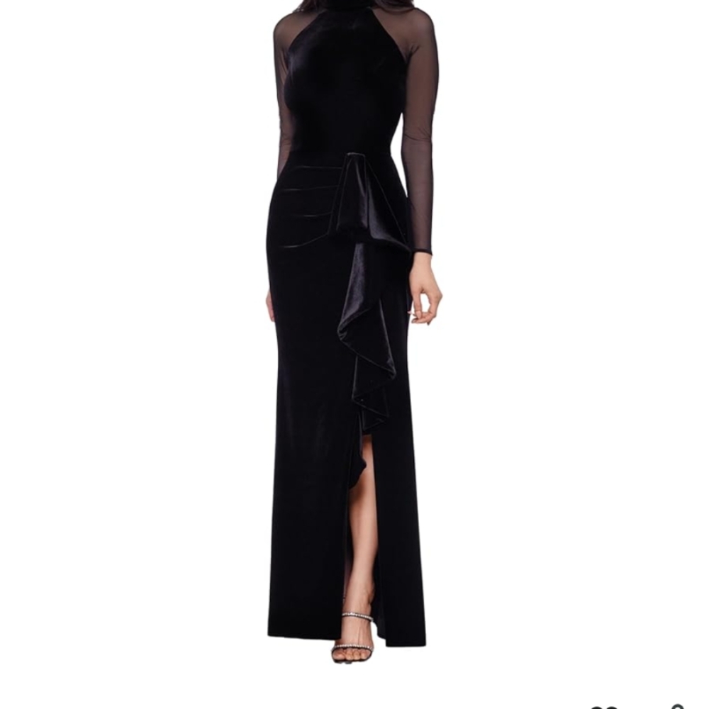 Elegant Black Evening Gown